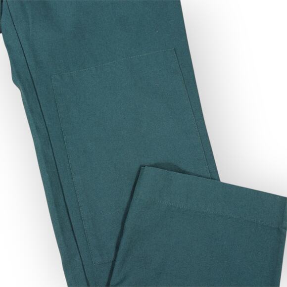 BOAST USA Mens 30x32 Patch Canvas Chino Pant ForestGreen Cotton Flat NWT - Picture 8 of 13
